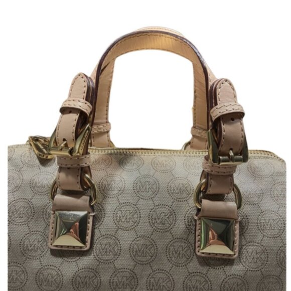 Michael Kors Beige Satchel - Picture 10 of 13